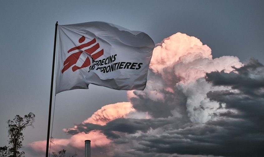 MSF Flag in Madagascar